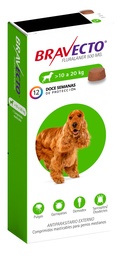 [90020] Bravecto Trimestral 500MG - 10 a 20KG