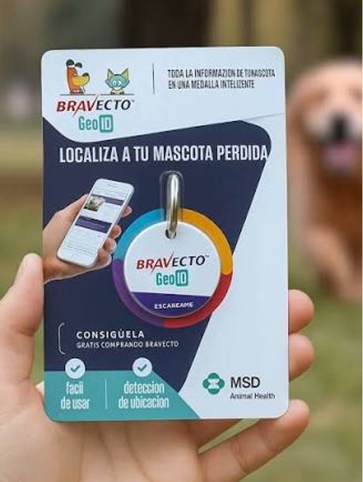 Plaquita Geo ID Bravecto