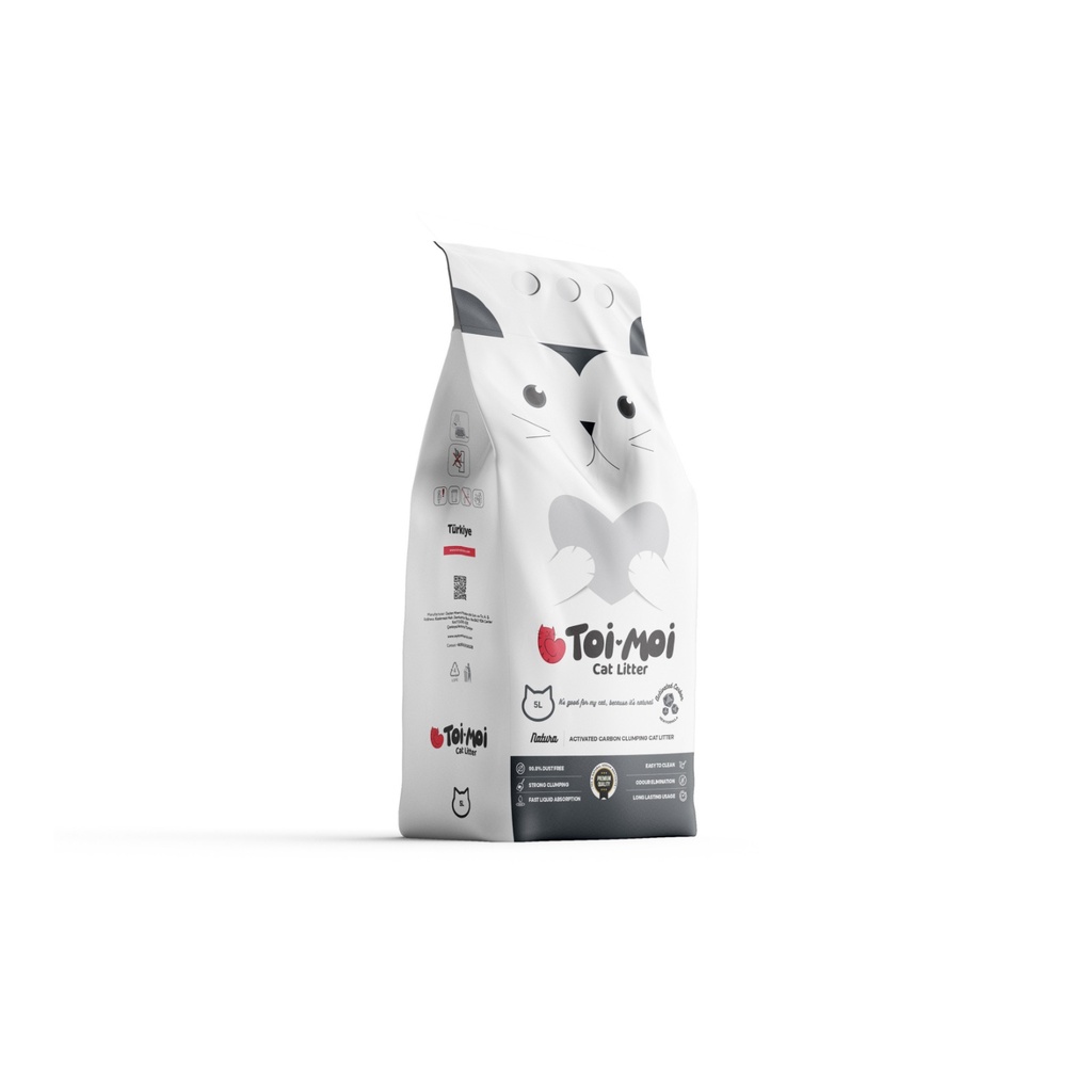 Toi Moi Carbón Activado Cat Litter 5Lts