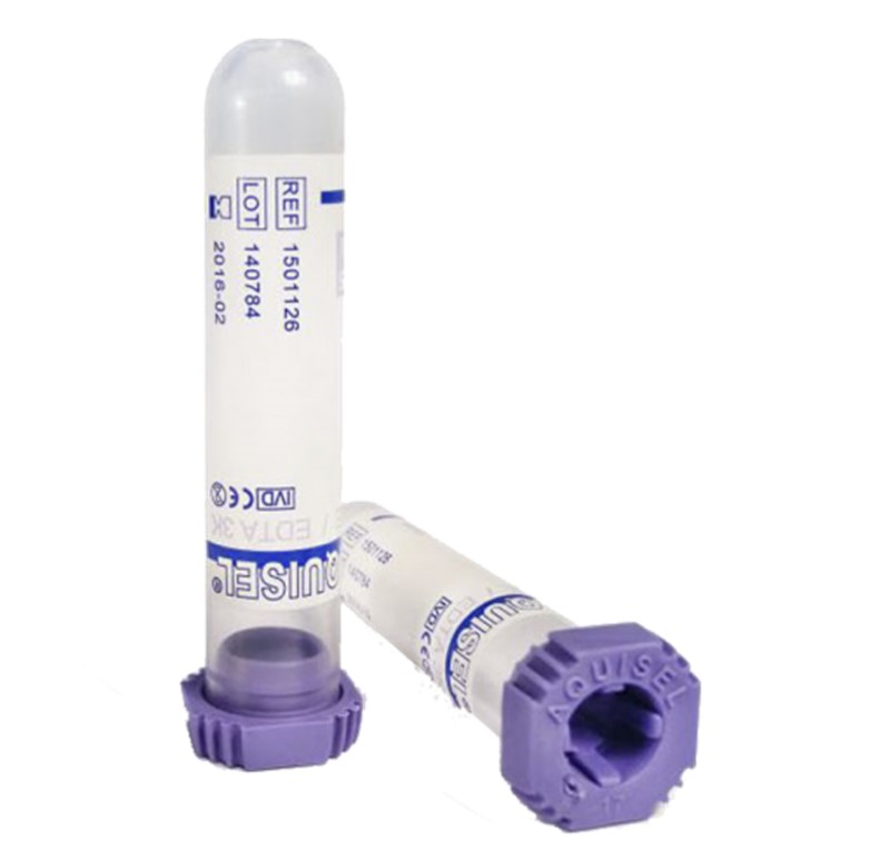 Tubo EDTA 0,5ml 100 u.
